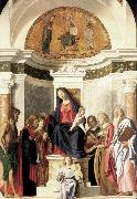 Madonna Enthroned with the Child dfg CIMA da Conegliano